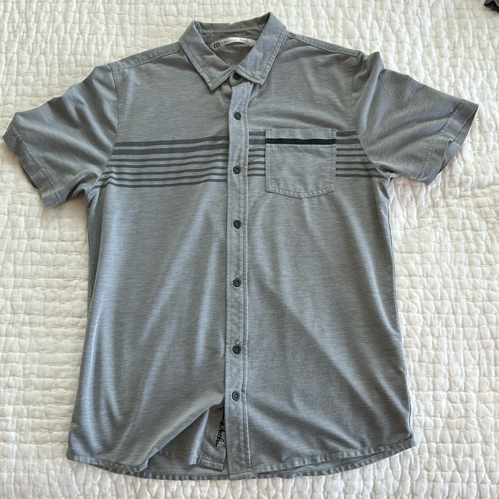 Travis Mathew Short Sleeve Button Down